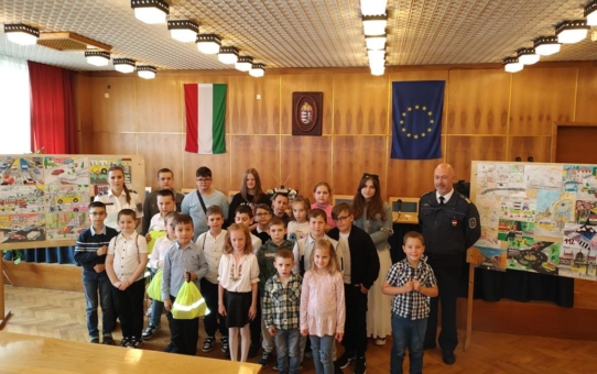 „ÍGY KÖZLEKEDTEK TI” rajzpályázat sikere